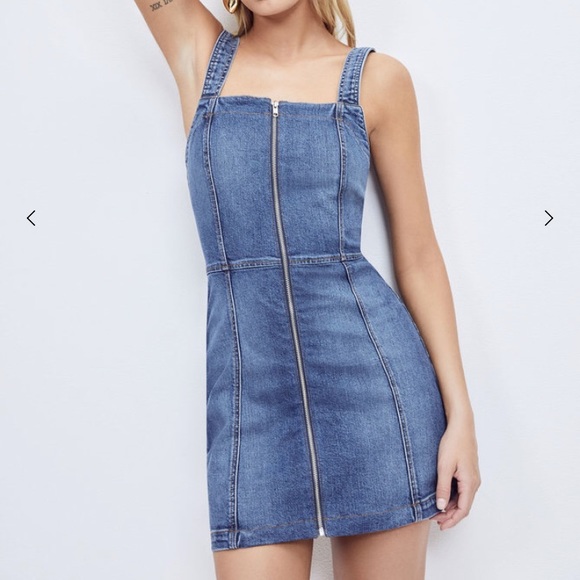 reformation jean dress